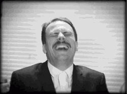 Man Laughing Black And White GIF