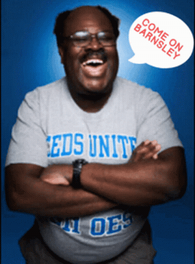 Man Laughing In Eds Unite Shirt GIF