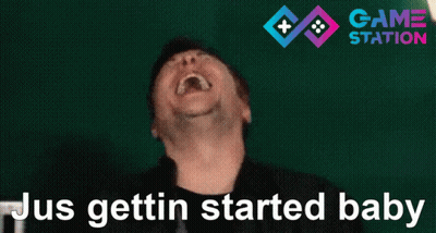 Man Laughing Jus Gettin Started Baby GIF