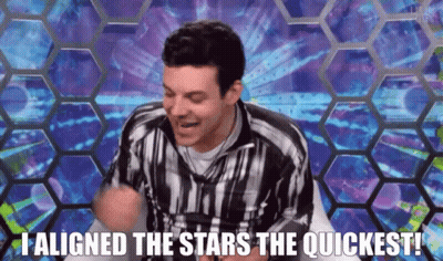 Man Laughing Saying I Aligned The Stars The Quickest GIF