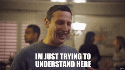 Man Laughing Saying Im Just Trying To Understand Here GIF