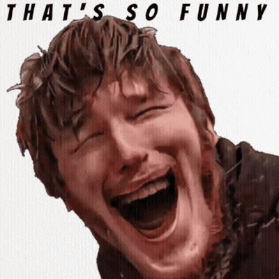 Man Laughing Saying That's So Funny GIF