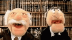 Man Laughing Statler And Waldorf GIF