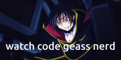 Man Laughing Watch Code Geass Nerd GIF
