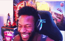 Man Laughing While On Stream GIF