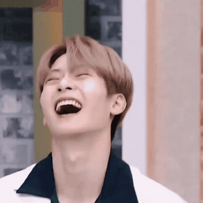 Man Laughing With Mouth Open GIF