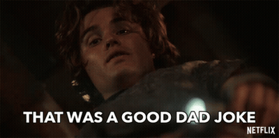 Man Laying Down That Was A Good Dad Joke GIF