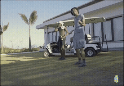 Man Laying Head In Snow GIF