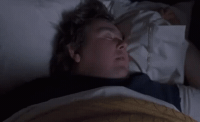 Man Laying In Bed Rise And Shine GIF