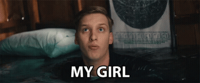Man Laying In Bed Saying My Girl GIF