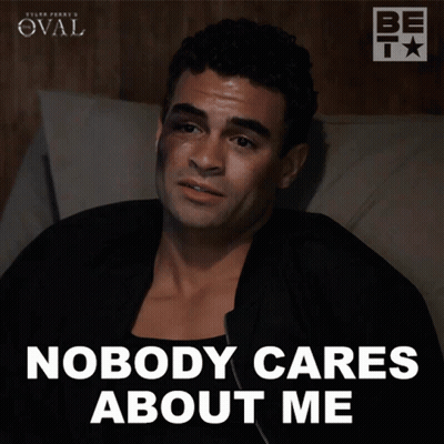 Man Laying In Bed Saying Nobody Cares About Me GIF