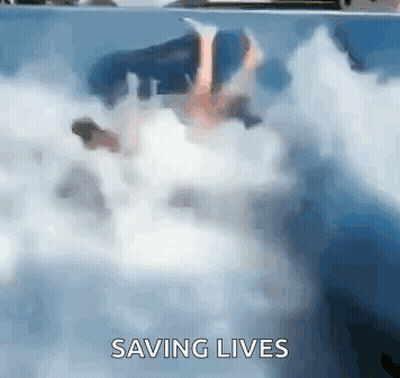 Man Laying In Dirt Saying I'm Drowning GIF