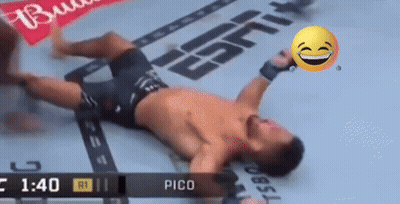 Man Laying In Front Of ESPN Sign GIF
