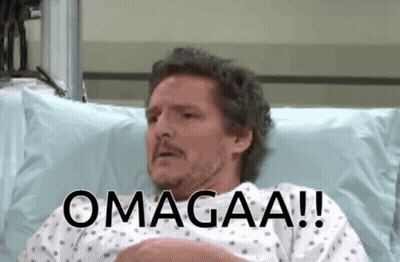 Man Laying In Hospital Bed With Omaa On Face GIF