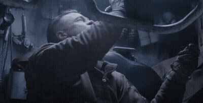 Man Laying In Tank Saying That's Better Than On The Bottom GIF