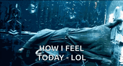 Man Laying On Back Saying How I Feel Today LOL GIF
