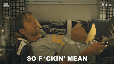 Man Laying On Bed Saying So Fckin Mean GIF
