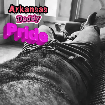 Man Laying On Couch Arkansas Daddy Pride GIF