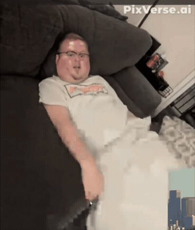 Man Laying On Couch Pixverse.ai GIF