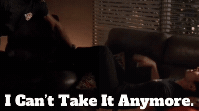 Man Laying On Couch Saying I Can't Take It Anymore GIF