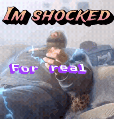 Man Laying On Couch Saying I'm Shocked For Real GIF