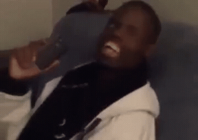 Man Laying On Couch With Open Mouth GIF