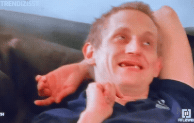 Man Laying On Couch With Rtlzwei GIF