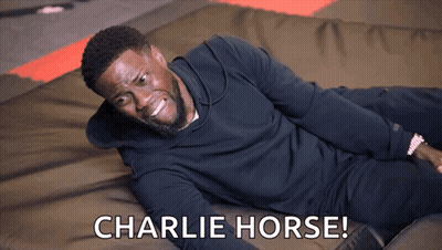 Man Laying On Floor Charlie Horse GIF