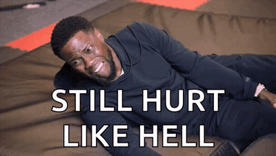 Man Laying On Floor Saying Still Hurt Like Hell GIF
