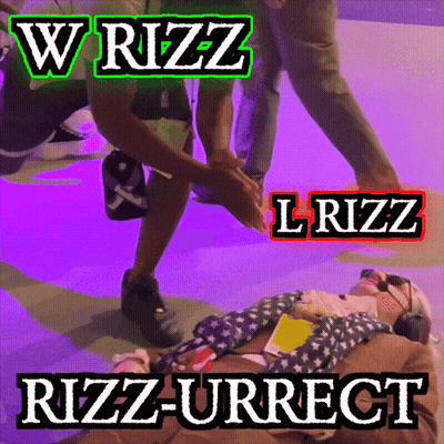 Man Laying On Floor Saying W Rizz L Rizz Rizz-Urrect GIF