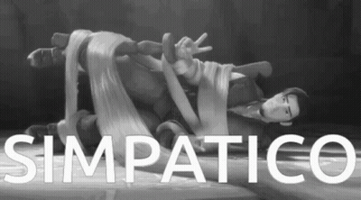 Man Laying On Floor With Word Simpatico GIF