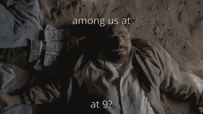 Man Laying On Ground Among Us At At 9 GIF
