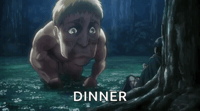 Man Laying On Ground Saying Dinner GIF
