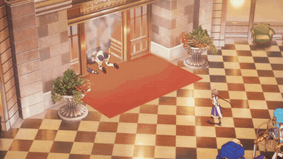 Man Laying On Red Carpet In Front Of Abercrombie & Fitch GIF