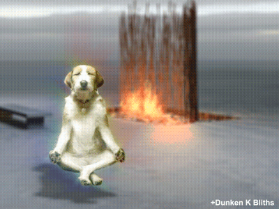 Man Laying On Table With Head On Arm GIF
