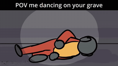 Man Laying Pov Me Dancing On Your Grave GIF