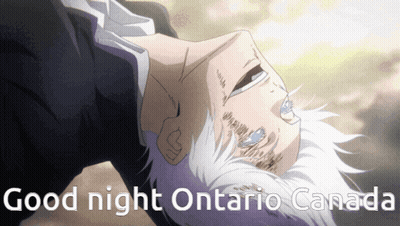 Man Laying Upside Down Good Night Ontario Canada GIF