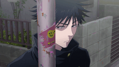 Man Leaning Against Pole With I Love You Sticker GIF