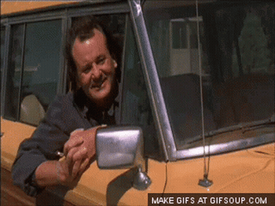 Man Leaning Out Of Car Window GIF