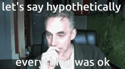 Man Let's Say Hypothetically Everything Was Ok GIF