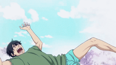 Man Lifting Another Man As Girl Watches GIF