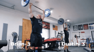 Man Lifting Barbell In Gym Brian And Dustin GIF