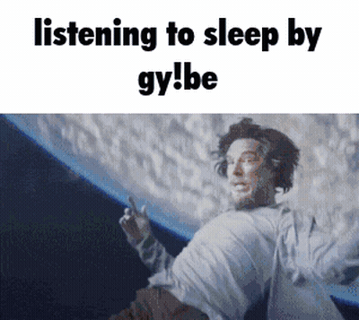 Man Listening To Sleep By Gy Be GIF