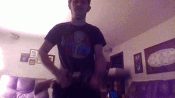 Man Loading Shotgun At Home GIF