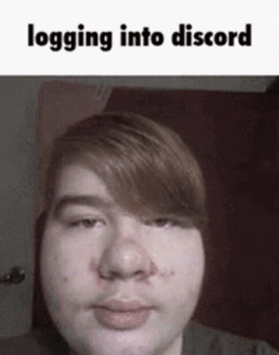 Man Logging Into Discord Server GIF