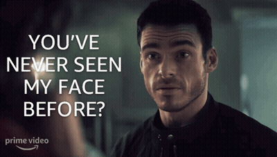 Man Looking At Another Man You've Never Seen My Face Before GIF