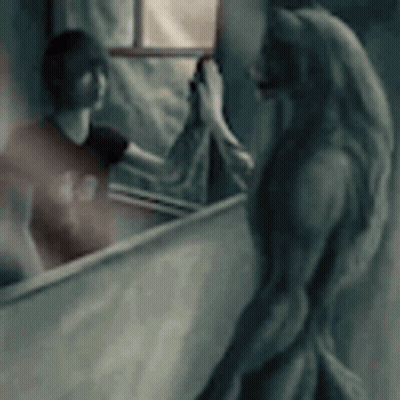Man Looking At Mirror GIF