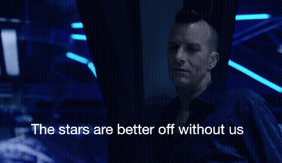 Man Looking At Screen The Stars Are Better Off Without Us GIF