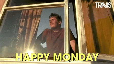 Man Looking At The Window Happy Monday Meme GIF