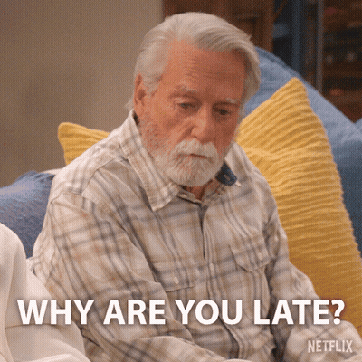 Man Looking At Watch And Making Face GIF
